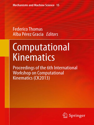 cover image of Computational Kinematics